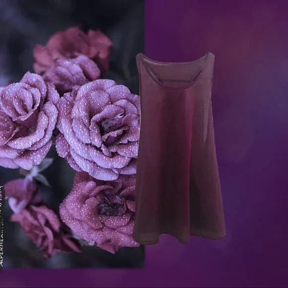 SEE VIDEO Cute Lululemon Tank in Burgundy Maroon Purple - Picture 4 of 9